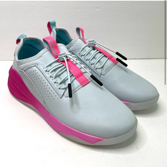 CLOVE Limited Edition Electron Rose Blue Pink Nurse Sneakers Shoes NEW Size 7.5 - Picture 5 of 14